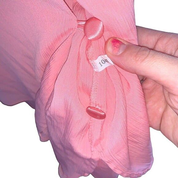 Vintage Victorias Secret Pink Button Up Top Small - Picture 7 of 7